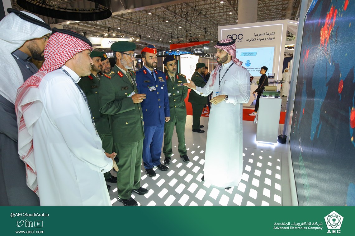 AEC’s VIP visits for the last day at Dubai Airshow