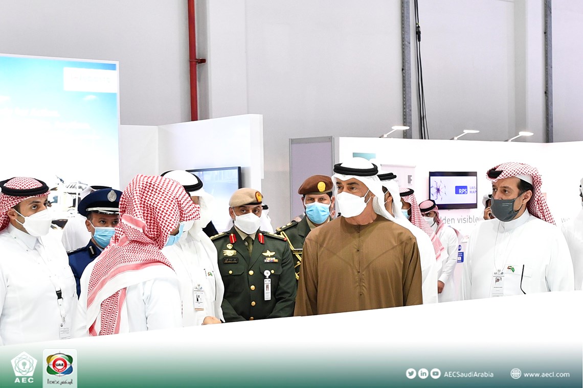 AEC's VIP visits at IDEX 2021 for the third day