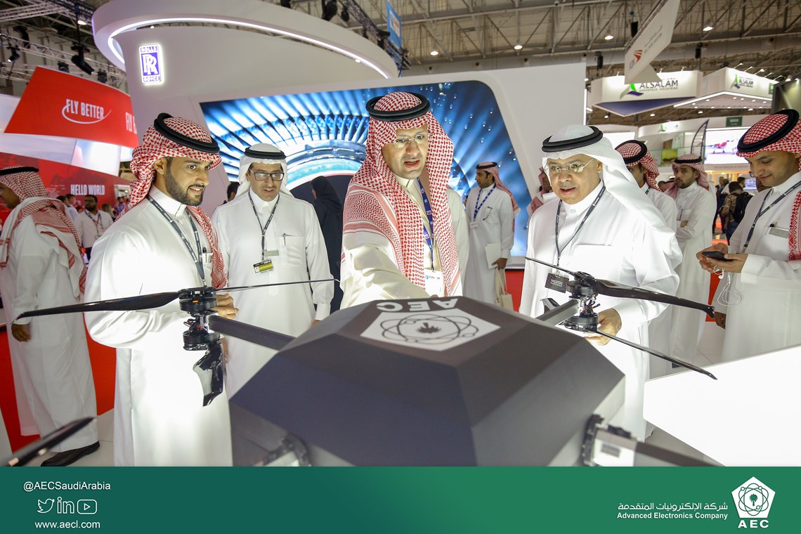 AEC's VIP visit for the second day at Dubai Airshow