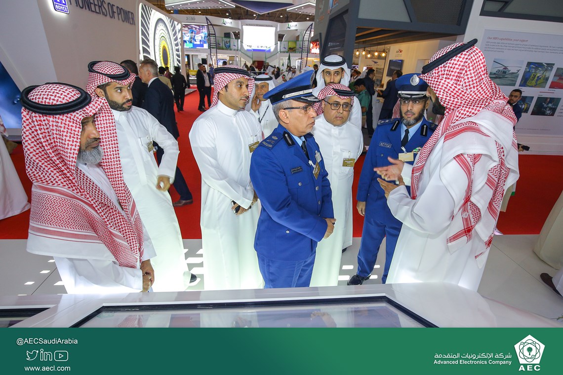 AEC's VIP visit for the second day at Dubai Airshow