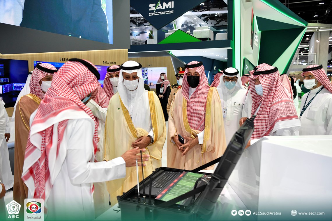 AEC's VIP visits at IDEX 2021 for the first day