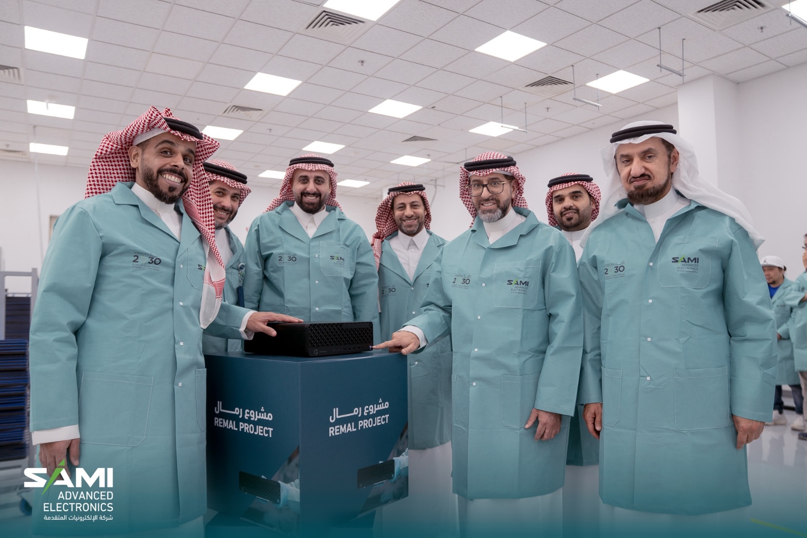 SAMI Advanced Electronics Company Launches “Remal” Computer Manufacturing Project in Partnership with HP and Foxconn